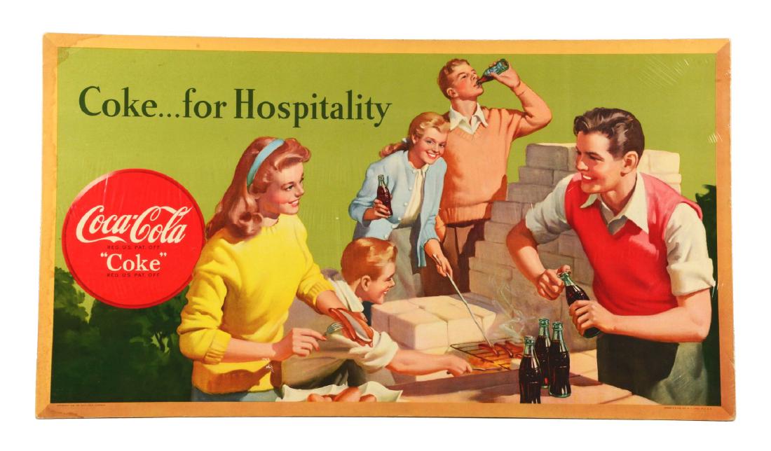Coke For Hospitality Cardboard Poster. (1 of 8)