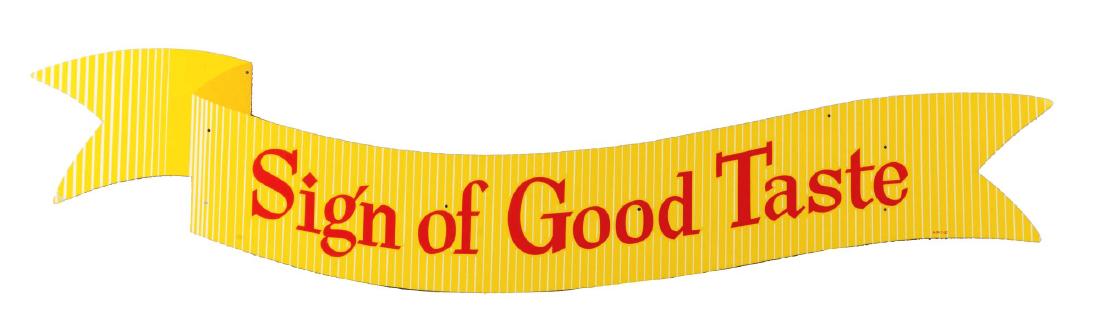 1957 Coca-Cola Metal Ribbon Sign. (1 of 6)