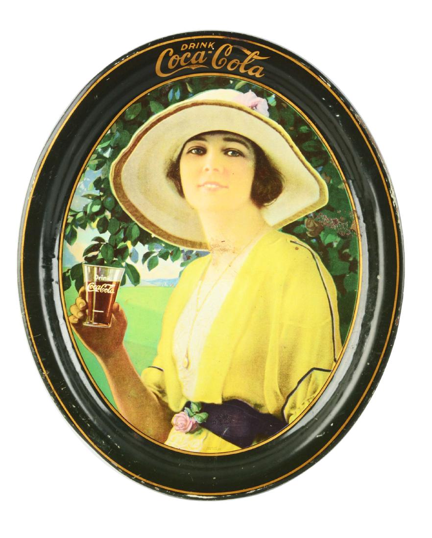 Large 1920 Coca-Cola Serving Tray. (1 of 4)