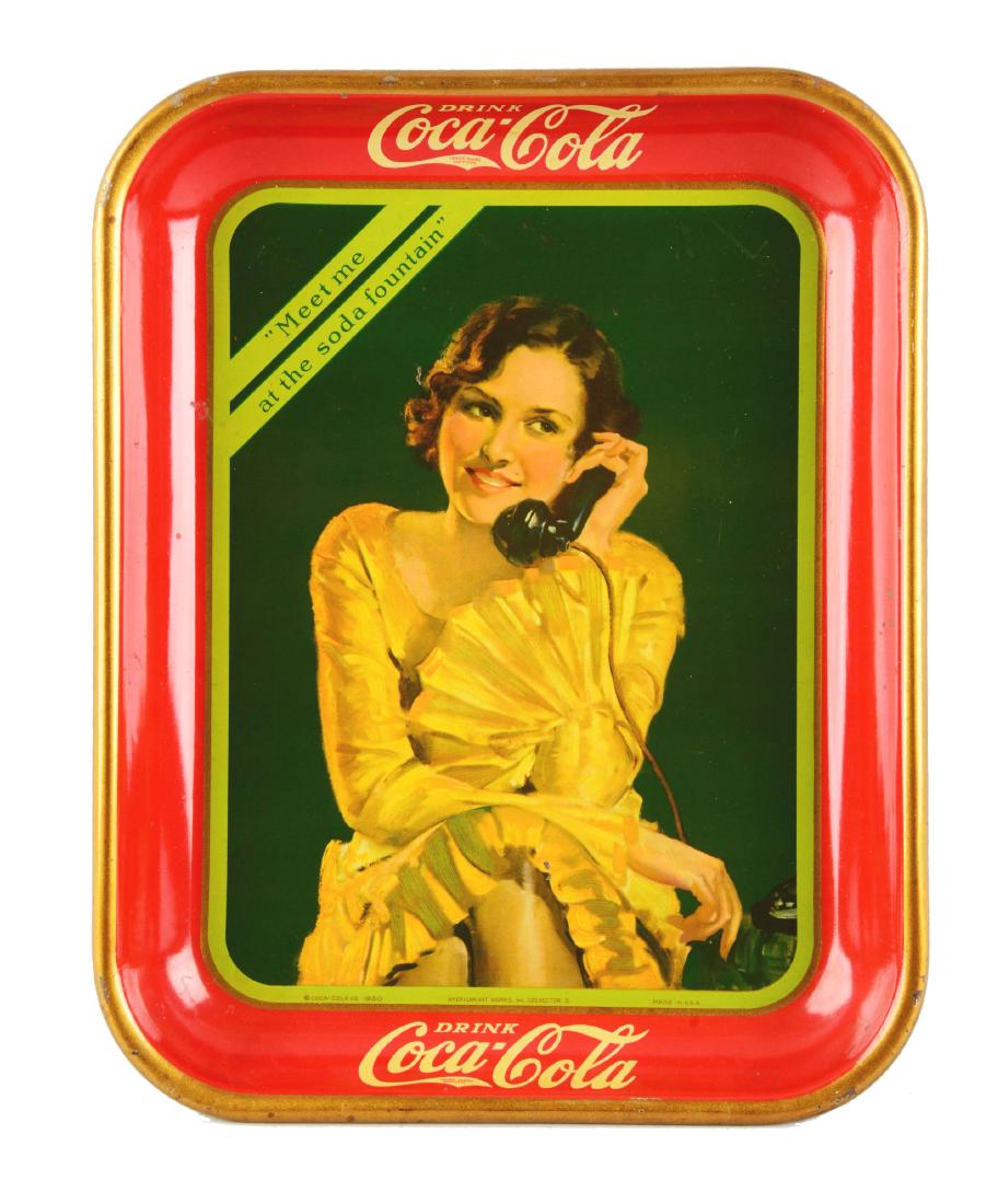 1930 Coca-Cola Serving Tray. (1 of 6)
