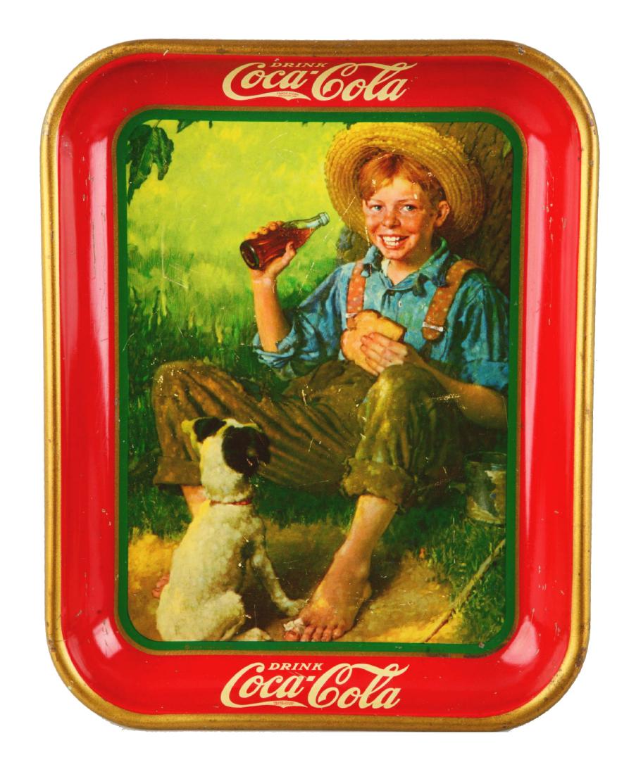 1931 Coca-Cola Serving Tray. (1 of 6)