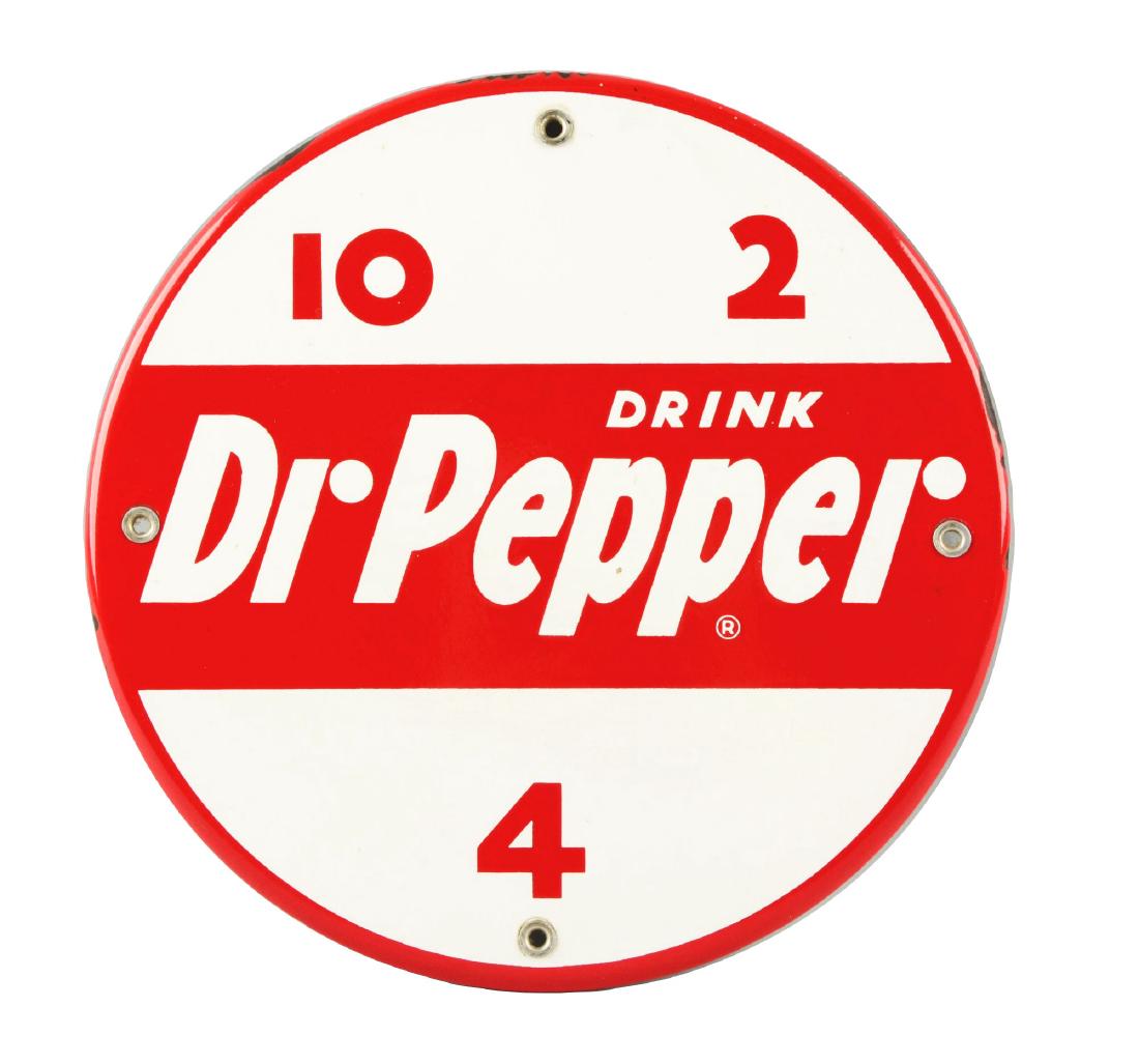 1950's Dr. Pepper Porcelain Sign. (1 of 6)