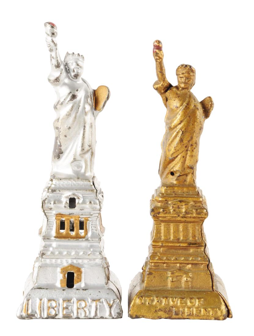 Lot of 2: Statue of Liberty Still Banks. (1 of 2)