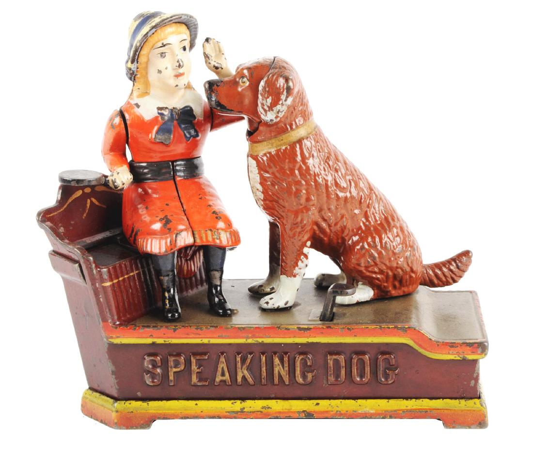 Shepard Hardware Speaking Dog Cast Iron Mechanical (1 of 4)