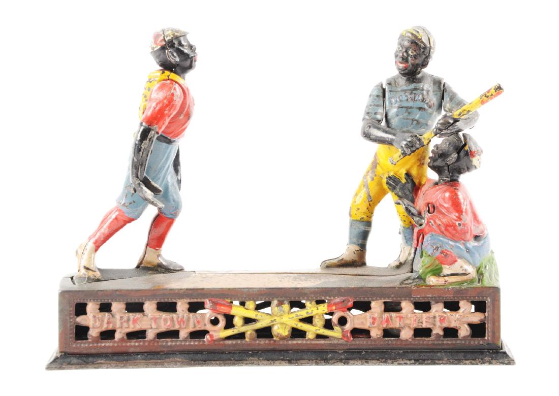 J. & E. Stevens Darktown Battery Cast Iron Mechanical (1 of 6)