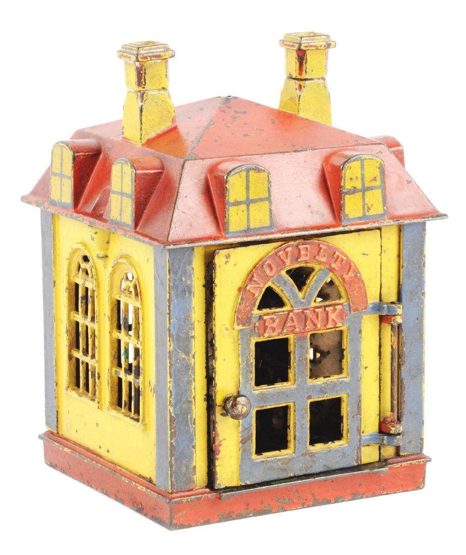 J. & E. Stevens Novelty Cast Iron Mechanical Bank. (1 of 4)