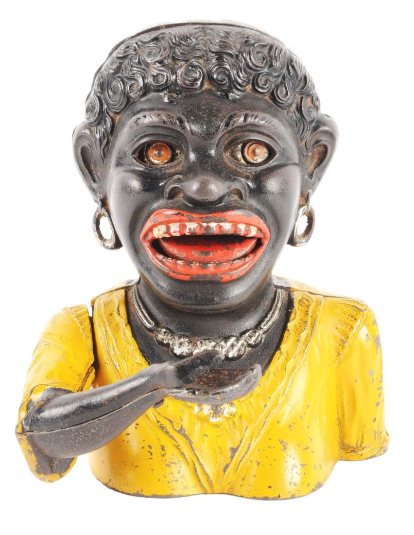 John Harper Dinah Cast Iron Mechanical Bank. (1 of 3)