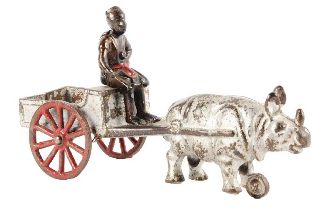 Kenton Cast Iron Rhino Wagon. (1 of 2)