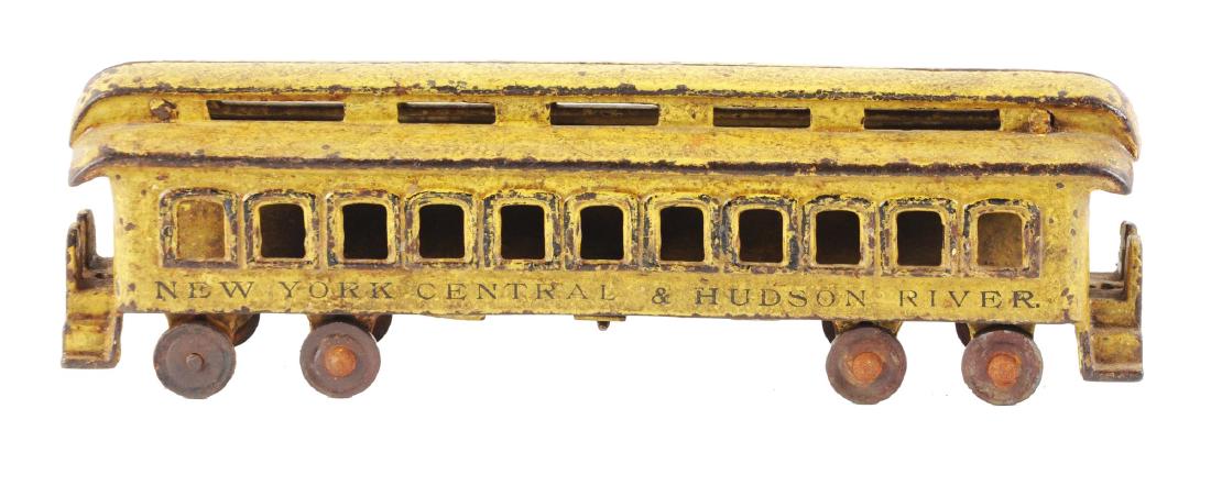 Extra Large Cast Iron NYC Yellow Passenger Car. (1 of 3)