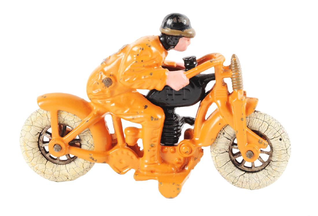 Hubley Cast Iron Hillclimber Motorcycle. (1 of 2)