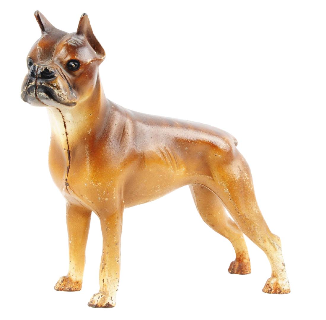 Cast Iron Boxer Dog Doorstop. (1 of 2)