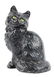 Cast Iron Sitting Persian Cat Doorstop.