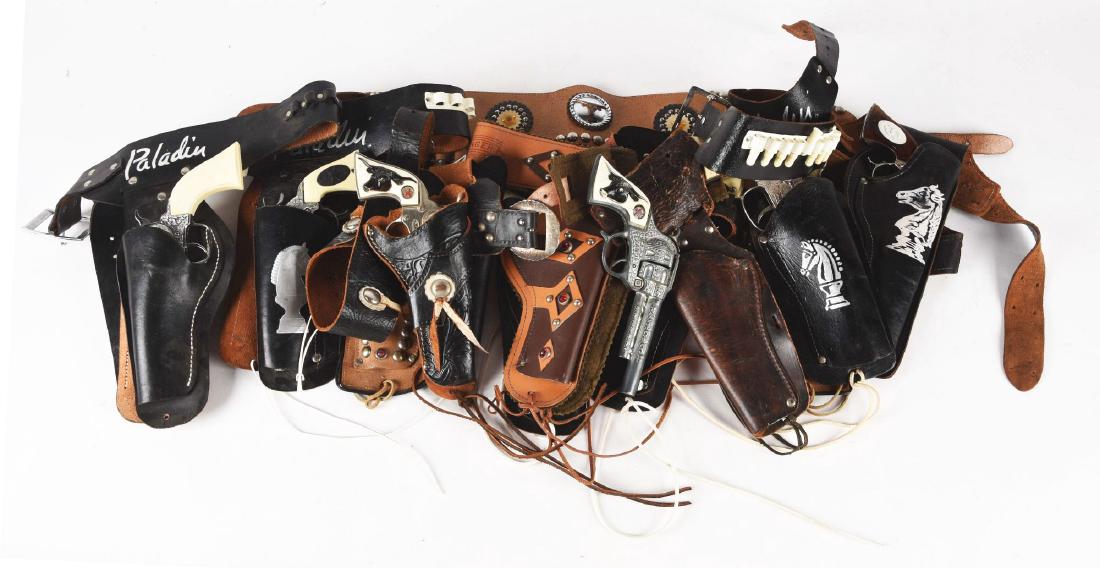 Assorted Lot of Pistols with Holsters. (1 of 1)