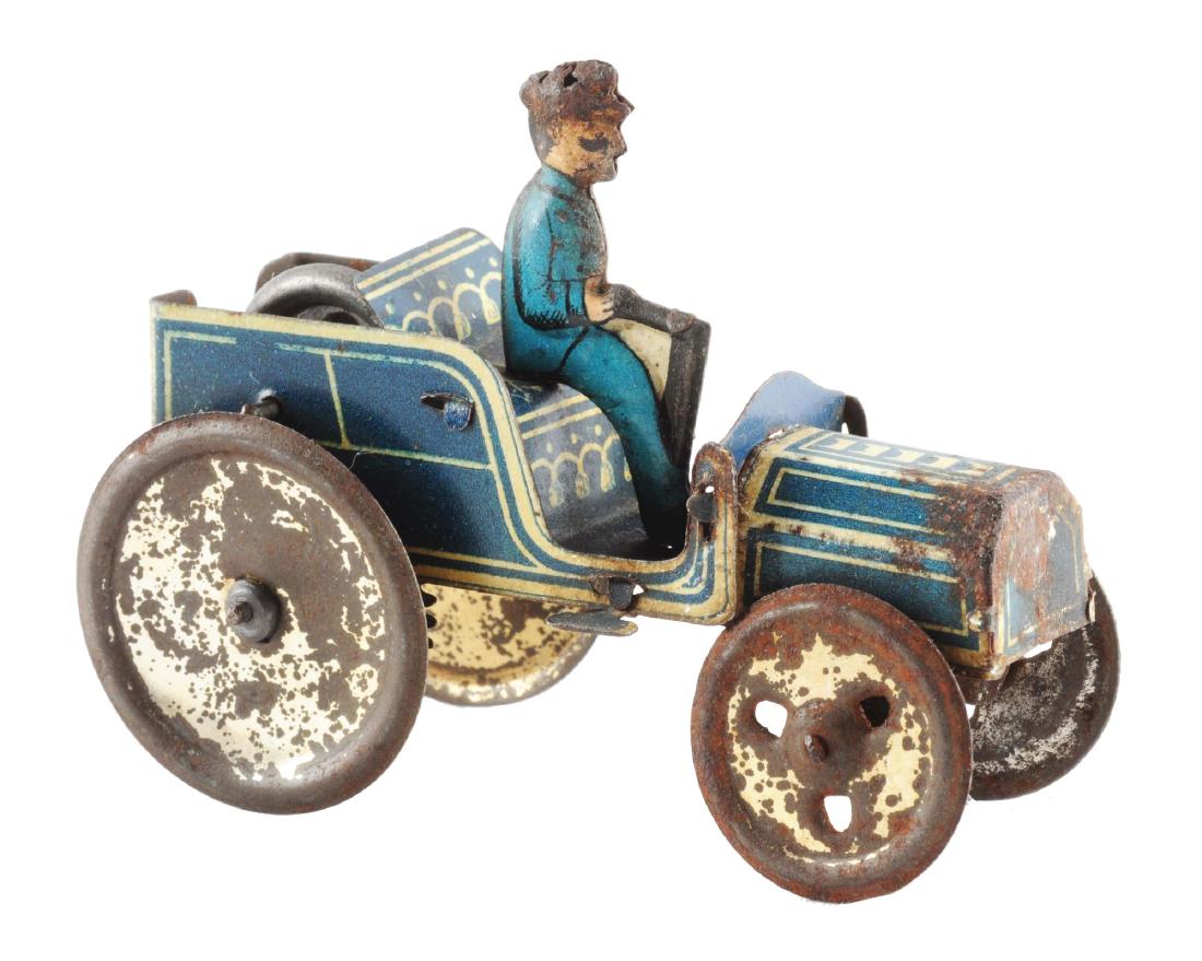 Early German Tin Litho Penny Toy Auto. (1 of 3)