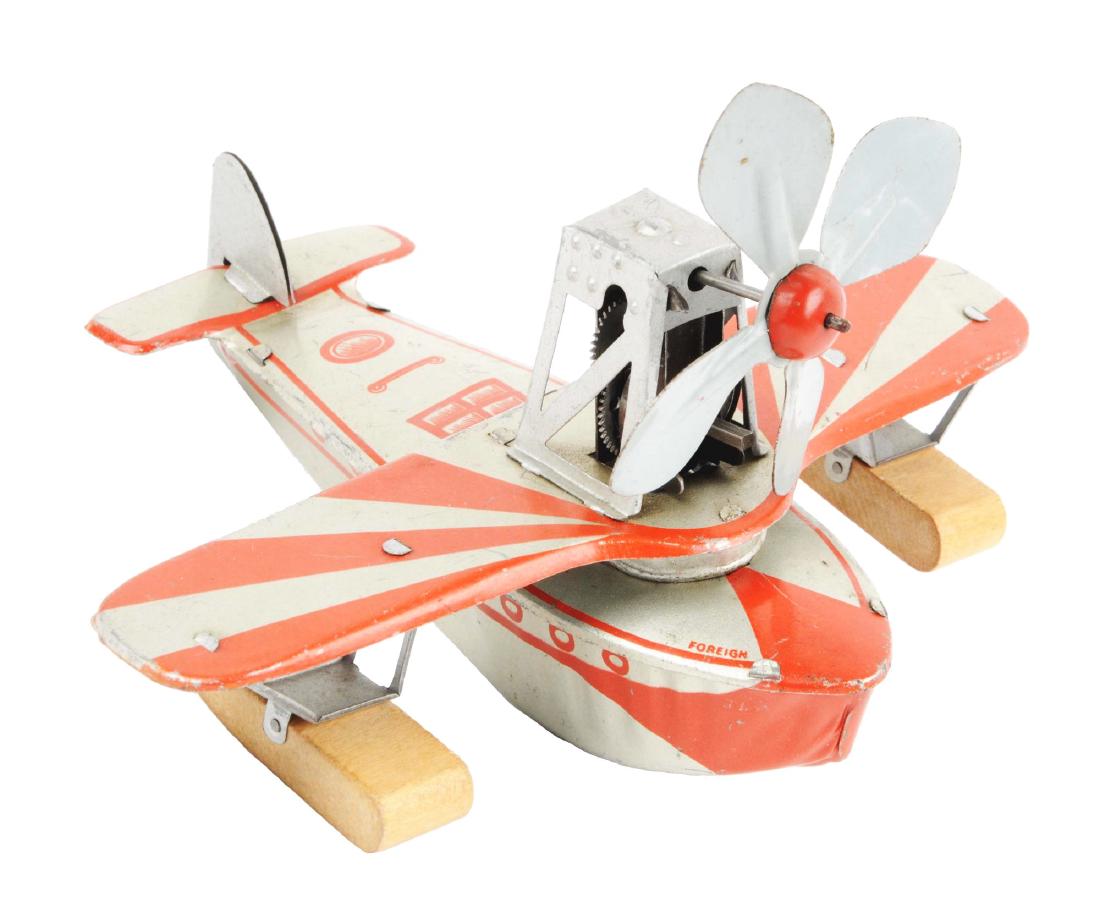 German Tin Litho Wind Up C Plane. (1 of 3)