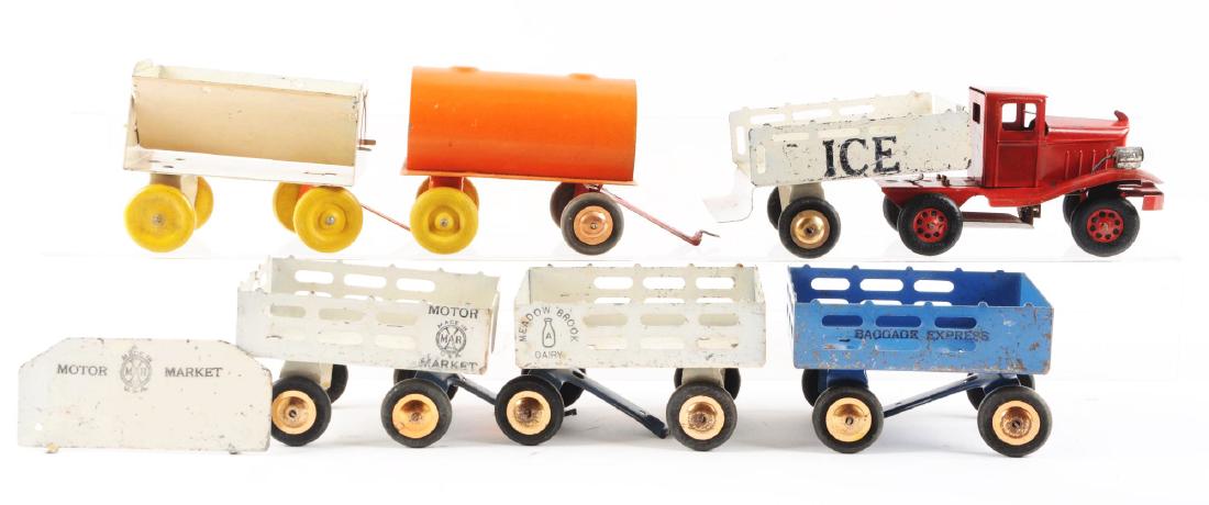 Pressed Steel Marx & Girard Wagon Sets. (1 of 2)