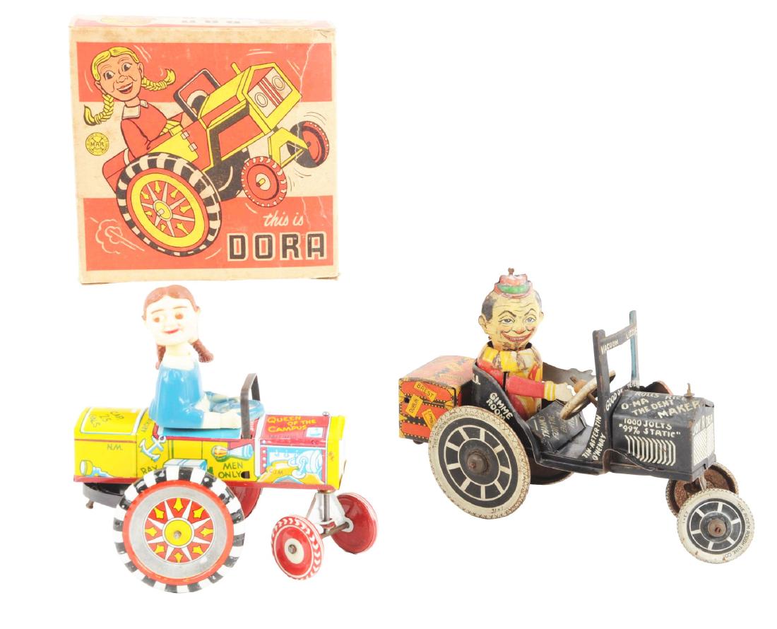 Lot of 2: Marx Tin Litho & Plastic Whoopie Car Toys. (1 of 5)