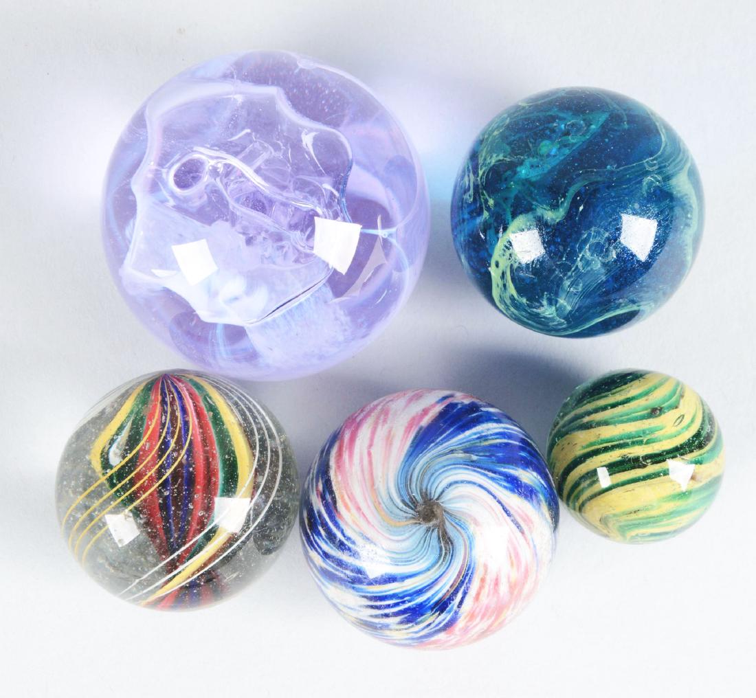 Lot Of 5:  Marbles. (1 of 1)