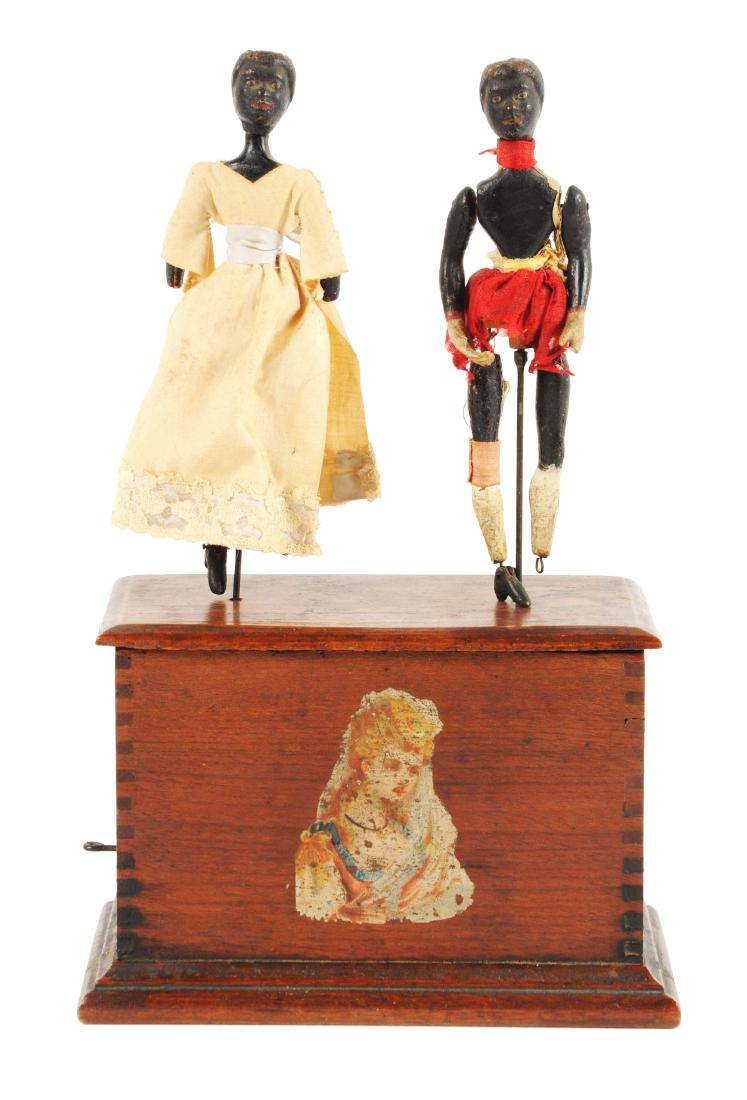 Early Ives Clockwork Dancers Toy. (1 of 5)
