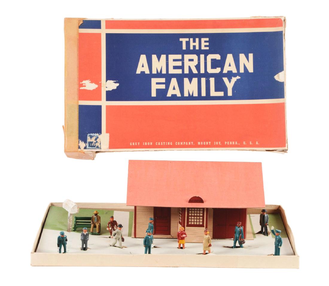 Rare Grey Iron Casting Company American Family Railroad (1 of 2)