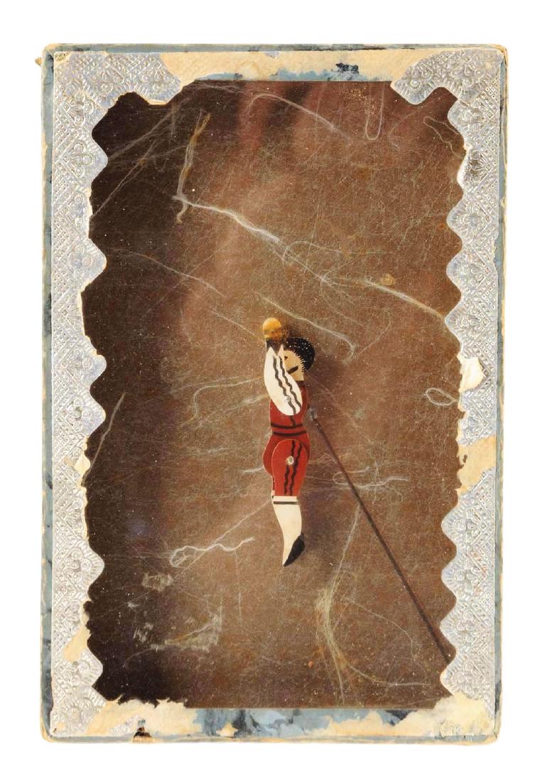 Scarce Early Leotard Acrobat Sand Toy. (1 of 3)