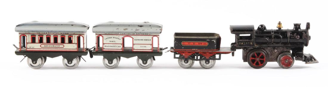 Early Ives Pre-War O-Gauge No. 1502 Passenger Train (1 of 2)