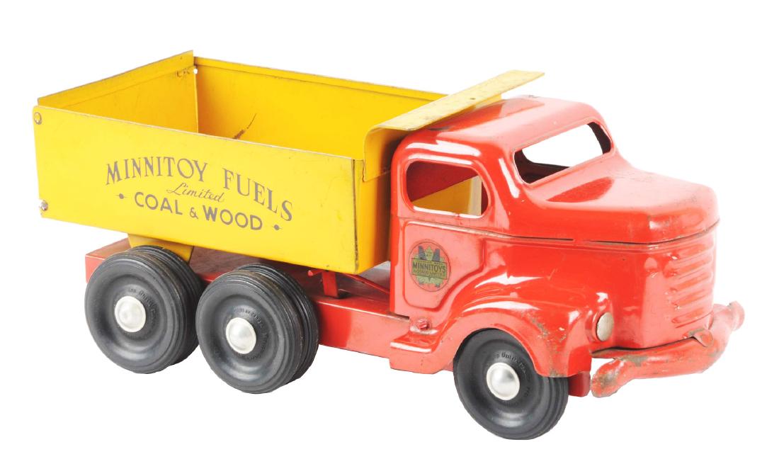 Pressed Steel Minnitoy Fuels Coal & Wood Truck. (1 of 3)