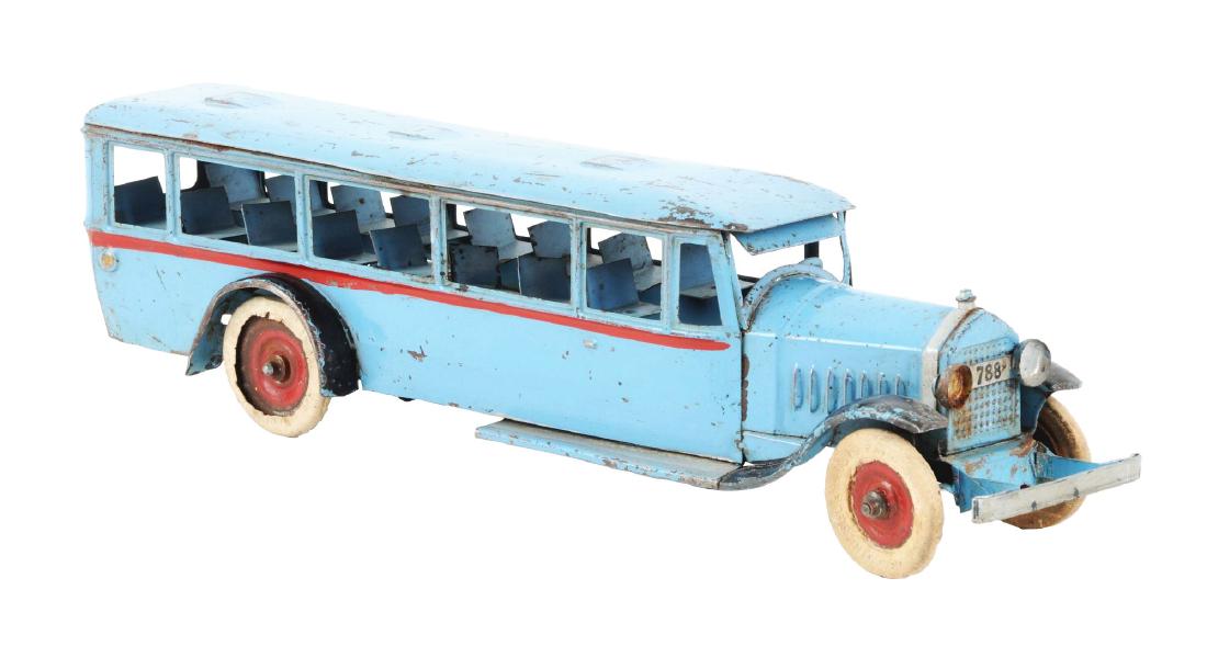 Blue Pressed Steel Bus. (1 of 3)