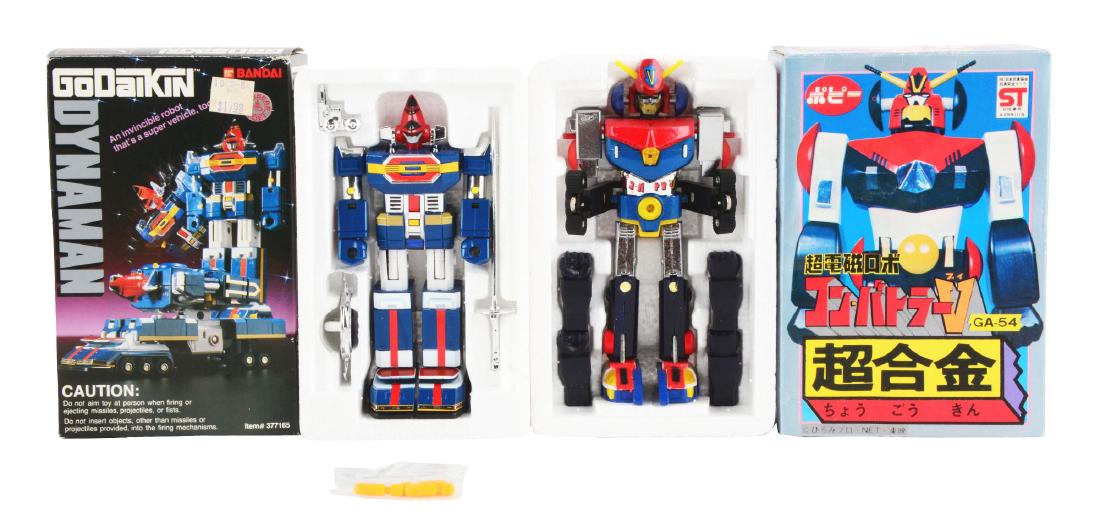 Lot of 2: Godaikin Dynaman & Popy GA-54 Combattler V. (1 of 1)