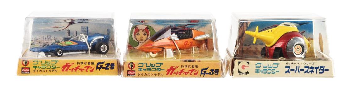 Lot of 3: G-2, G-3 & Sneider Gatchaman Vehicles. (1 of 1)