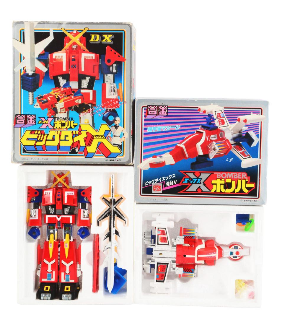 Lot of 2: X Bomber Medium Deluxe DX Robot and Bomber (1 of 1)