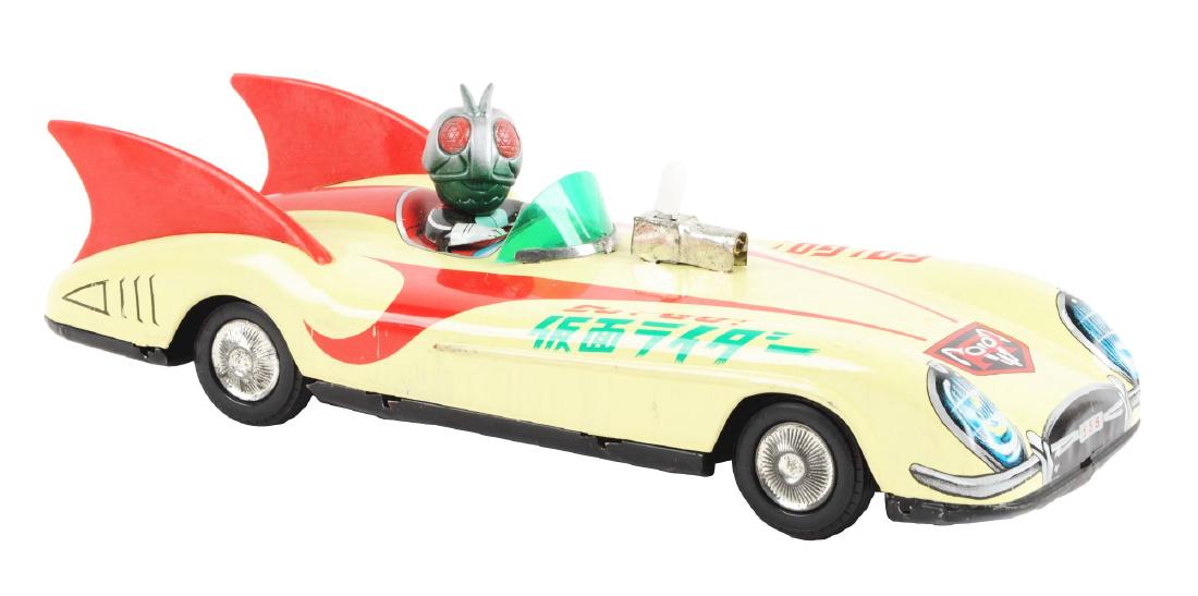 Japanese Tin Litho Friction Masked Kamen Rider Go!Go! (1 of 9)