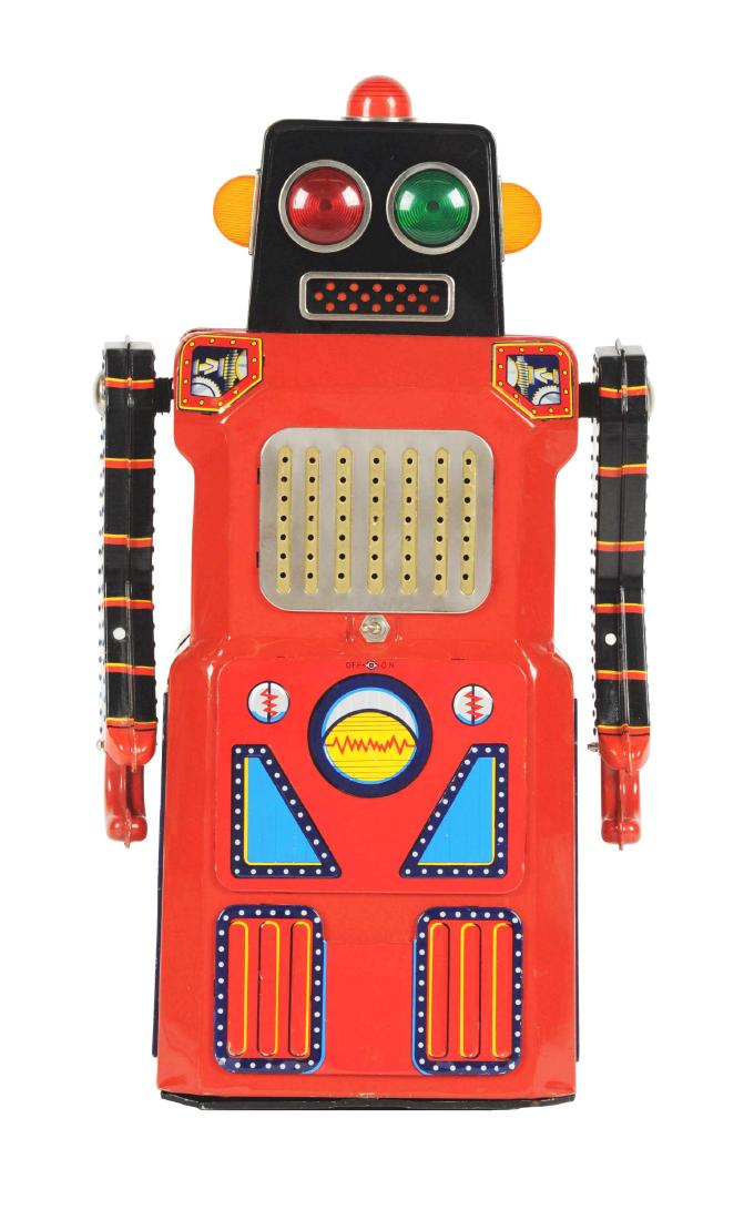 Japanese Tin Litho Battery Operated Gang of Five Sonic (1 of 3)