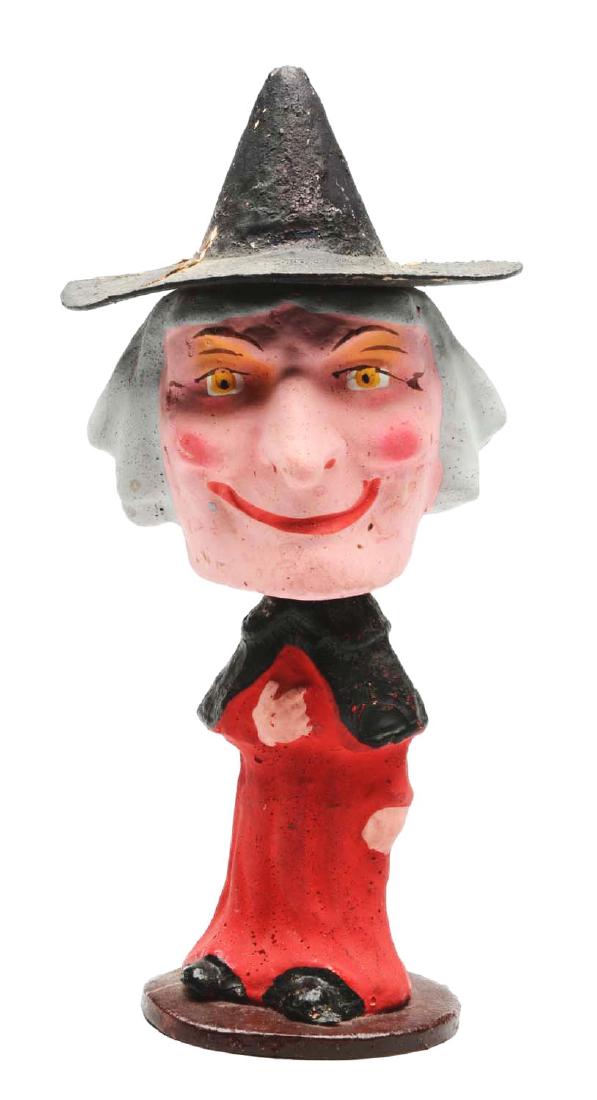 Vintage Halloween German Witch Nodder. (1 of 2)