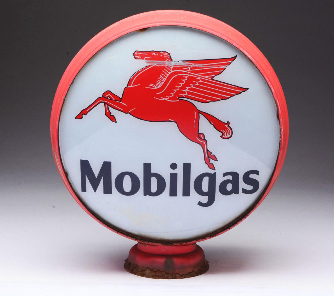 Mobilgas w/Pegasus 15" Globe Lenses. (1 of 5)