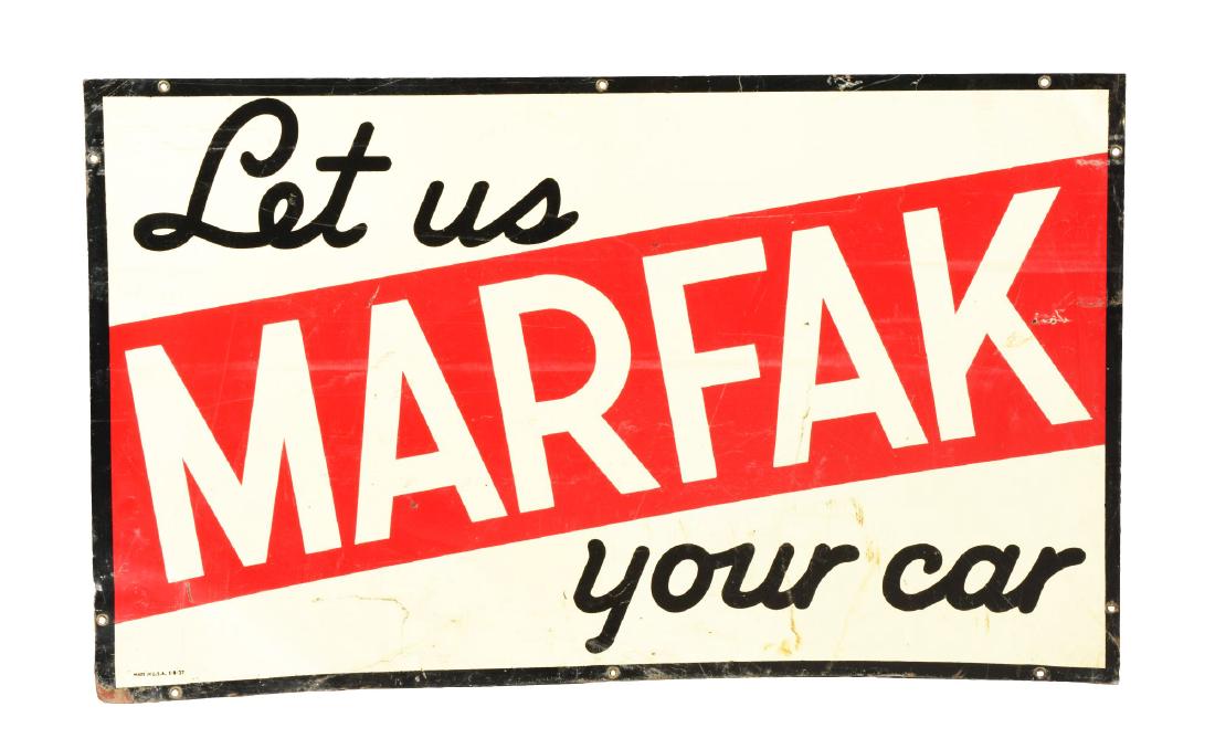 Let Us Marfak Your Car Metal Sign. (1 of 5)