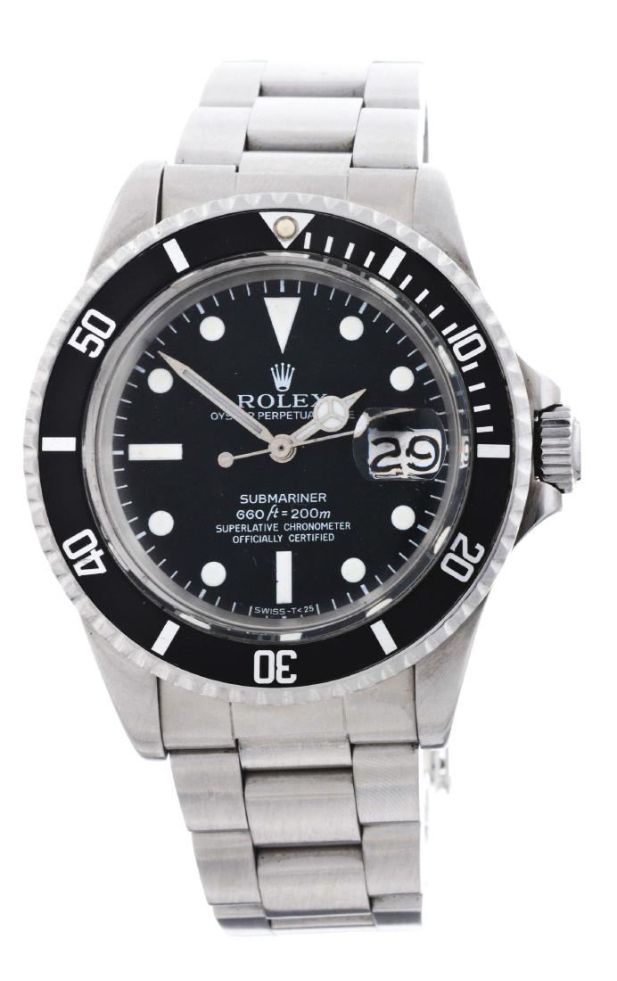 Rolex Stainless Steel Submariner  Reference 1680 Serial (1 of 3)