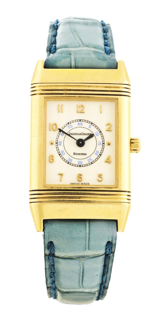 Jaeger-LeCoultre 18K Yellow Gold Reverso Off White Dial (1 of 3)