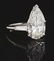 Large 8.05 Carat Pear Shaped Diamond & Platinum - 8