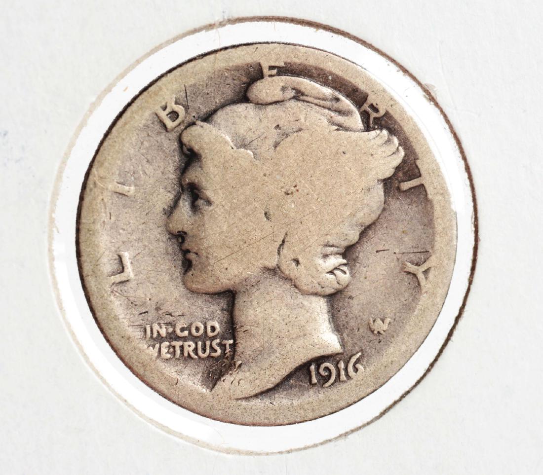 1916 D Mercury Head Dime. (1 of 2)