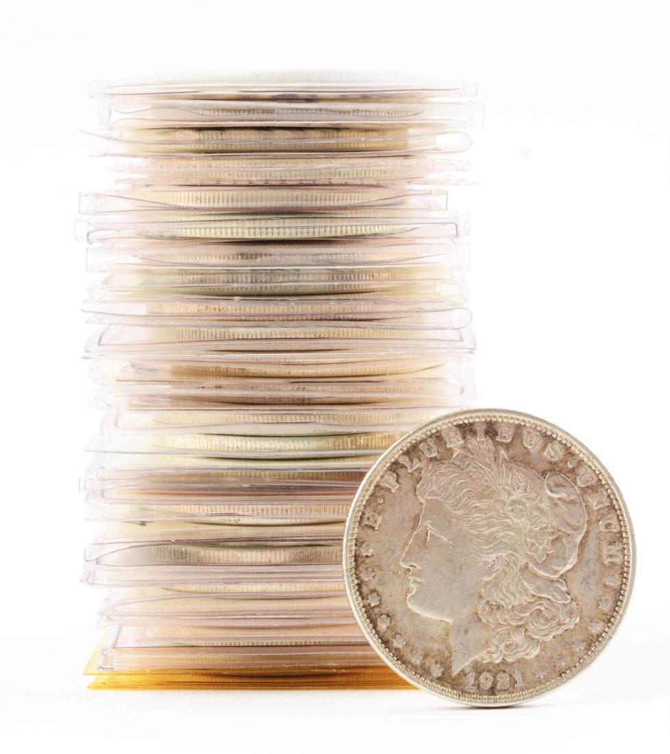 Lot of 23: Morgan Silver Dollars. (1 of 1)
