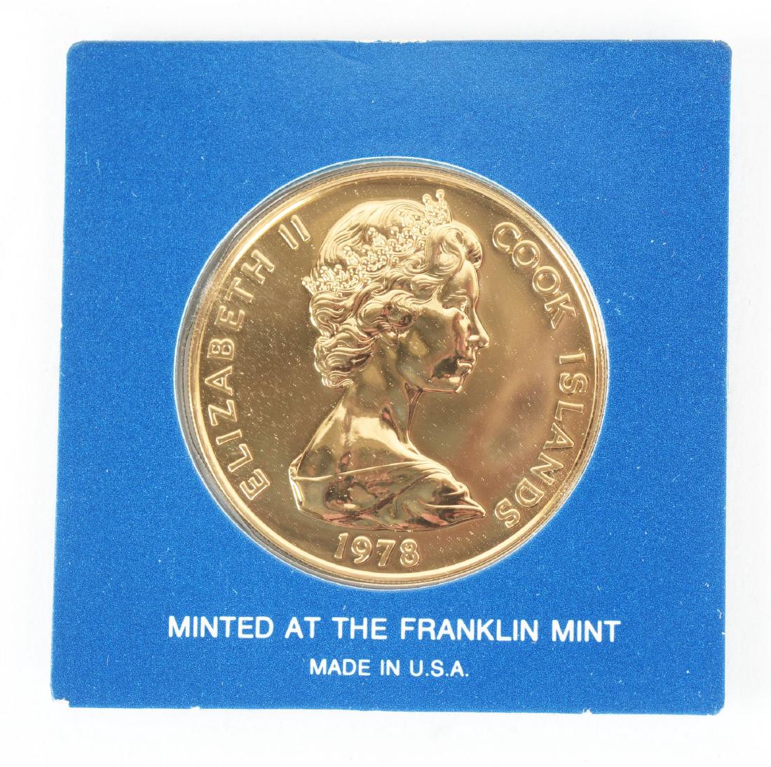 1978 Gold $200 Cook Island Coin. (1 of 2)