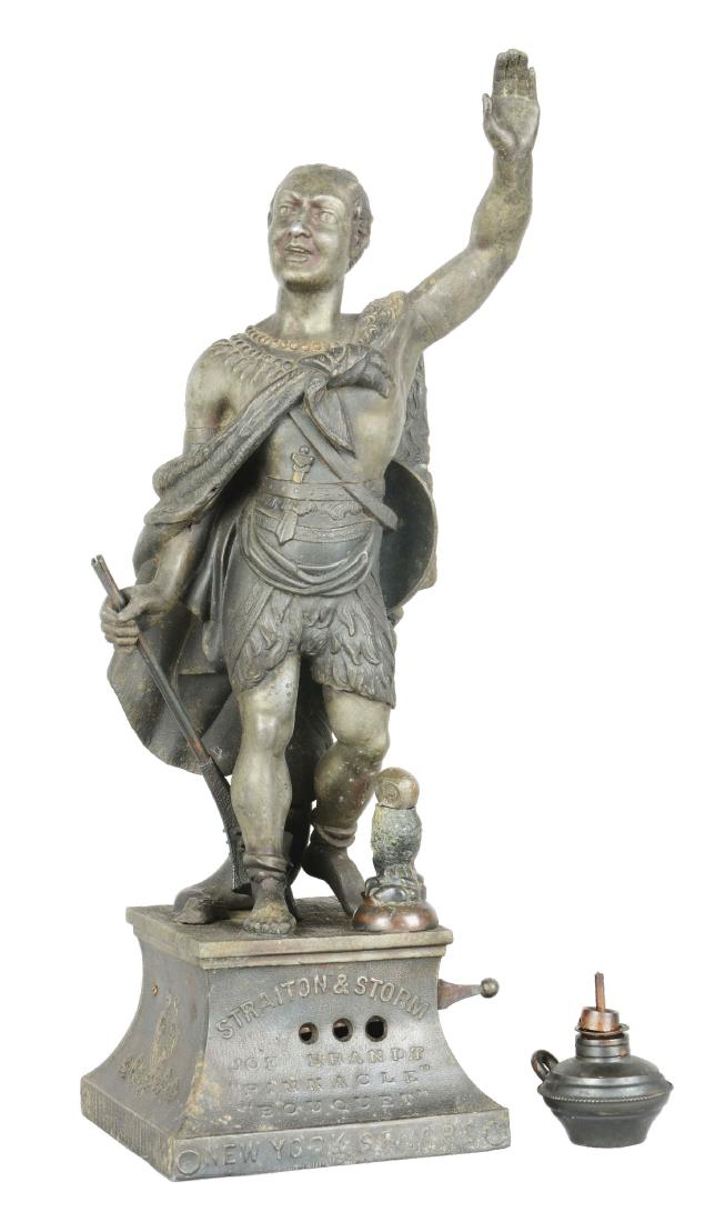 Figural Cigar Cutter And Lighter. (1 of 9)