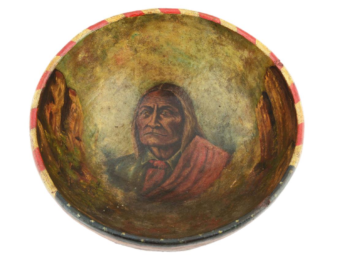 Chief Geronimo Clay Bowl. (1 of 6)
