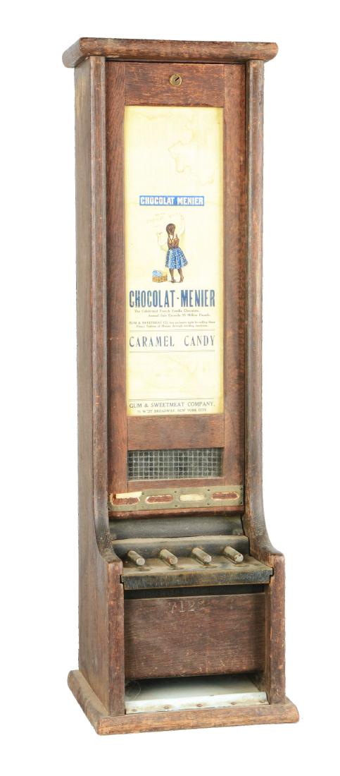 1¢ Champion Vending Machine Co. Gotham Gum Vendor. (1 of 8)