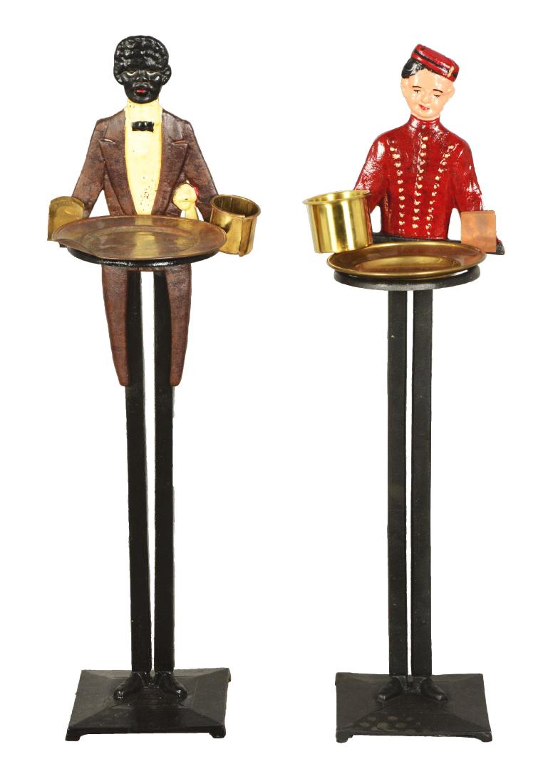 Lot Of 2: Figural Butler Smoking Stands. (1 of 6)