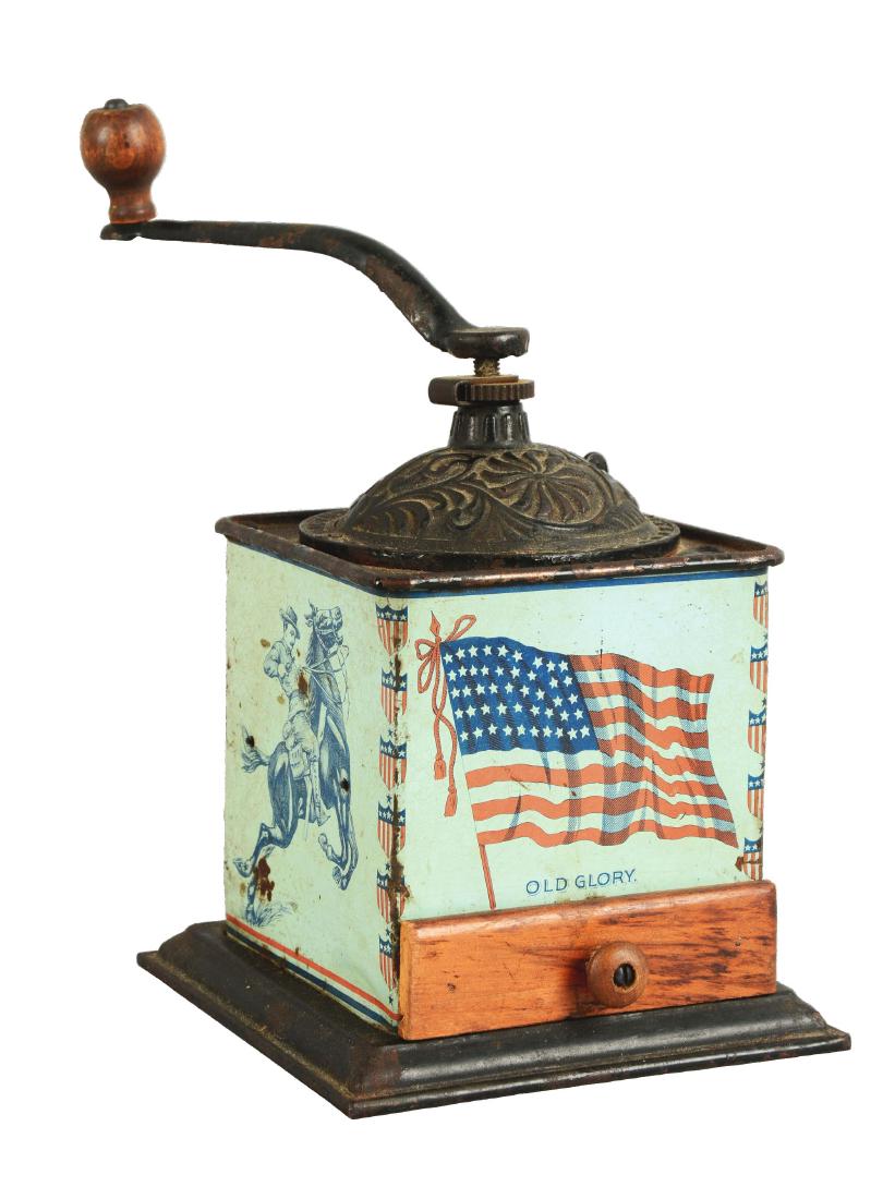 Patriotic Rough Riders Coffee Mill. (1 of 4)