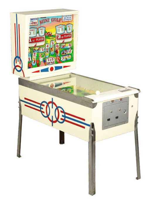 10¢ and 25¢ Williams Mini Golf Arcade Game.