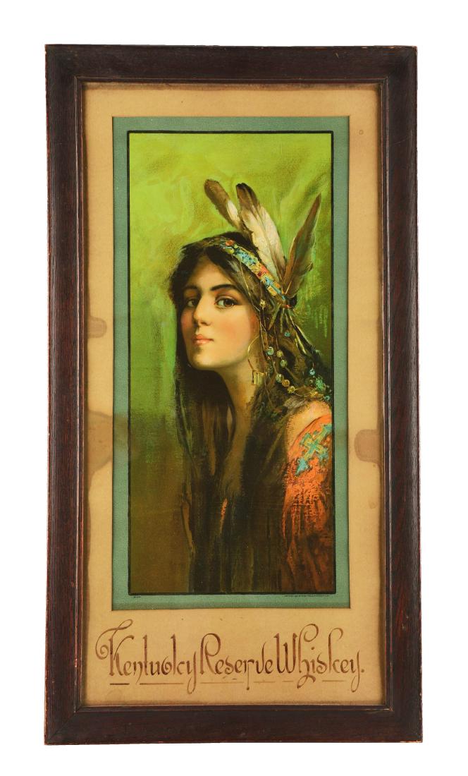 Kentucky Reserve Whiskey Advertisement. (1 of 6)