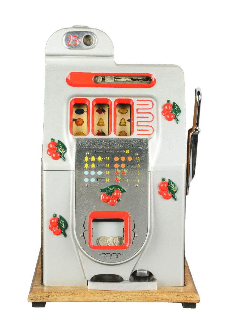 **25¢ Mills Black Cherry Slot Machine (1 of 12)